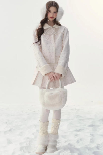 Retro Floral Patchwork Jacket Set-Up