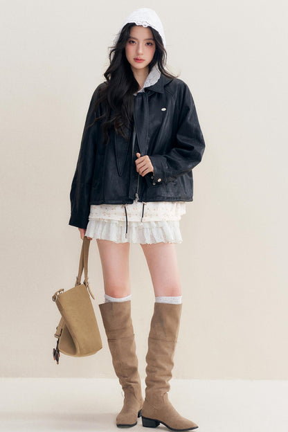 Soft Black Leather Jacket