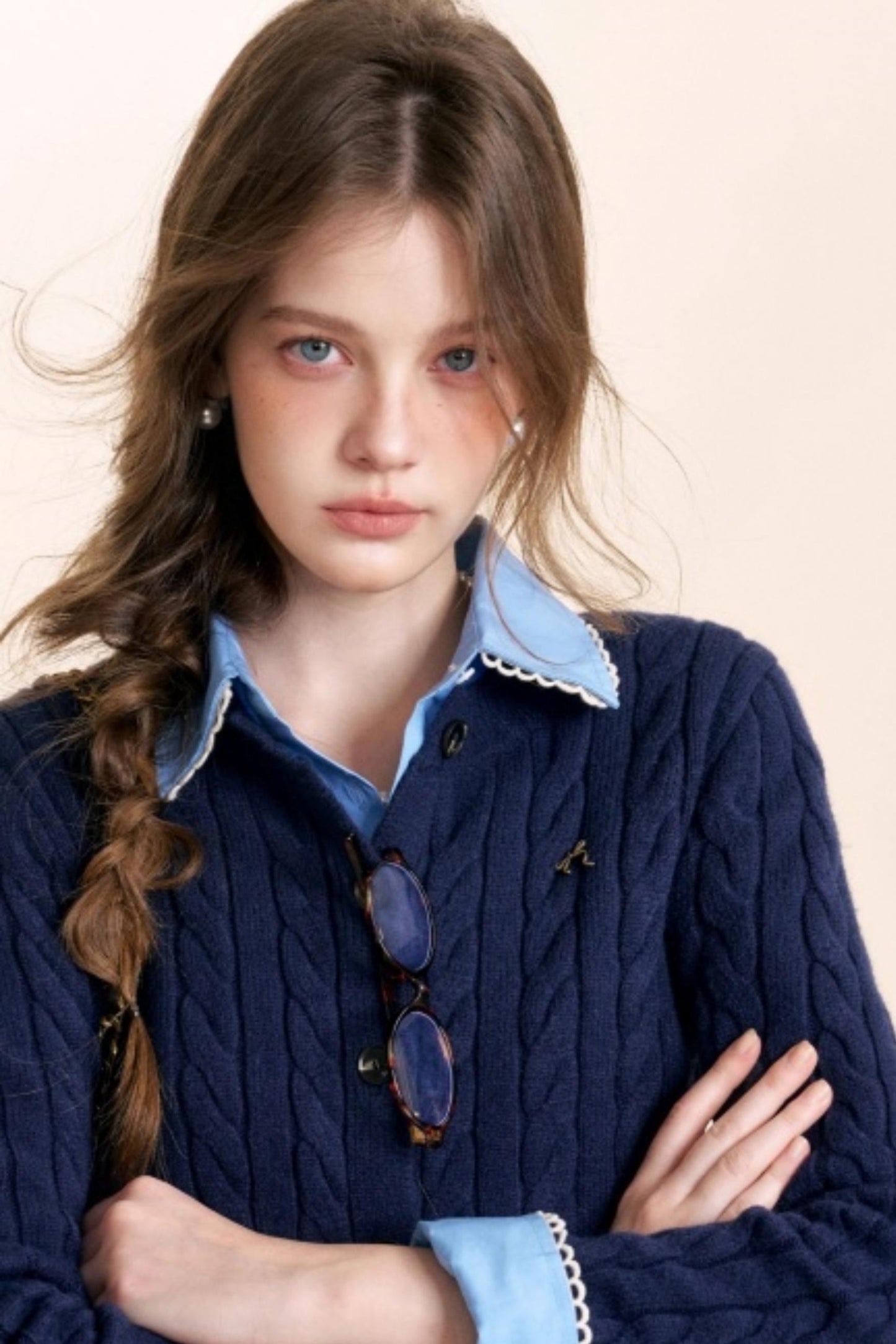 Winter Leopard Knit Cardigan