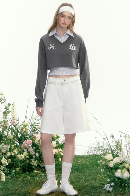 Lily of the Valley Slim Lace Vest Set-Up