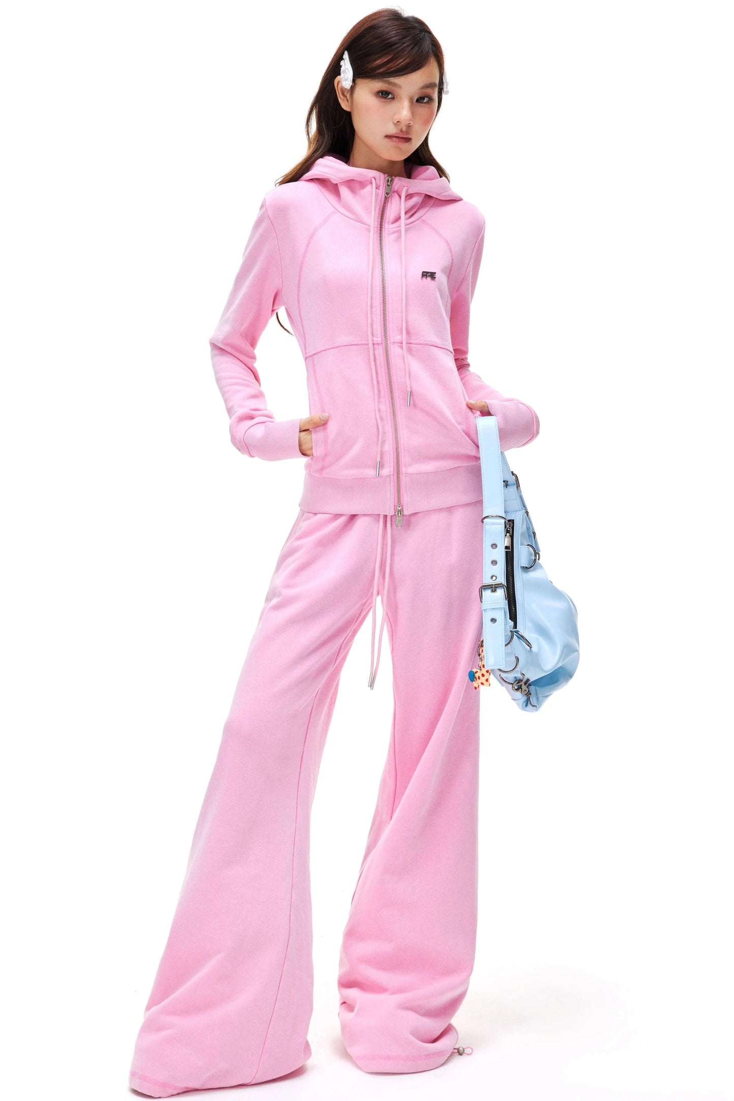 Double-Ended Zipper Jacket & Sweatpants Set-Up