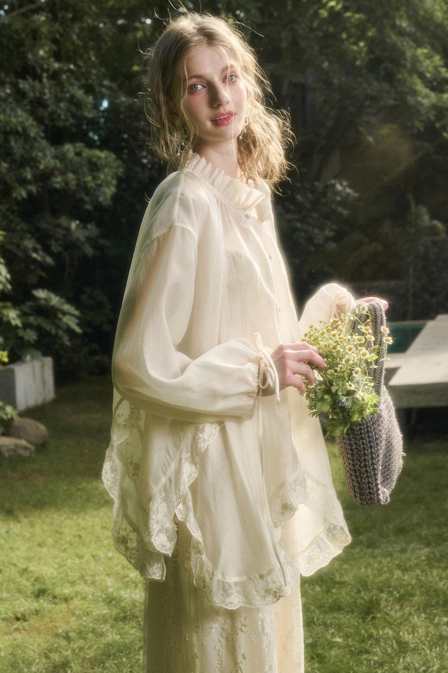 Galaxy Lace Shirt Jacket