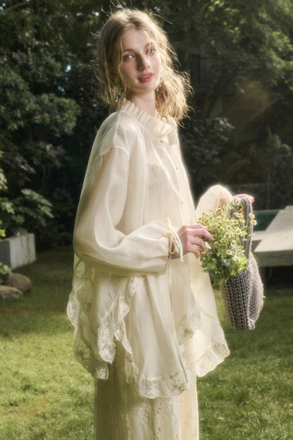 Galaxy Lace Shirt Jacket