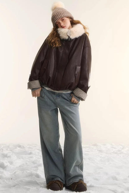 Washed Distressed Denim Pants