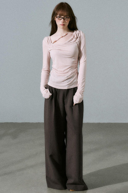 Rose Swing Collar Top