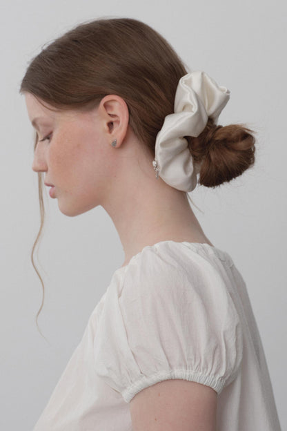 Satin Glitter Hair Ribbon