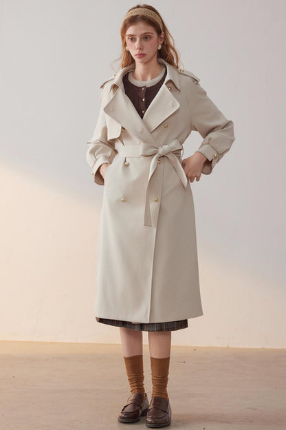 Lapel Trench Coat
