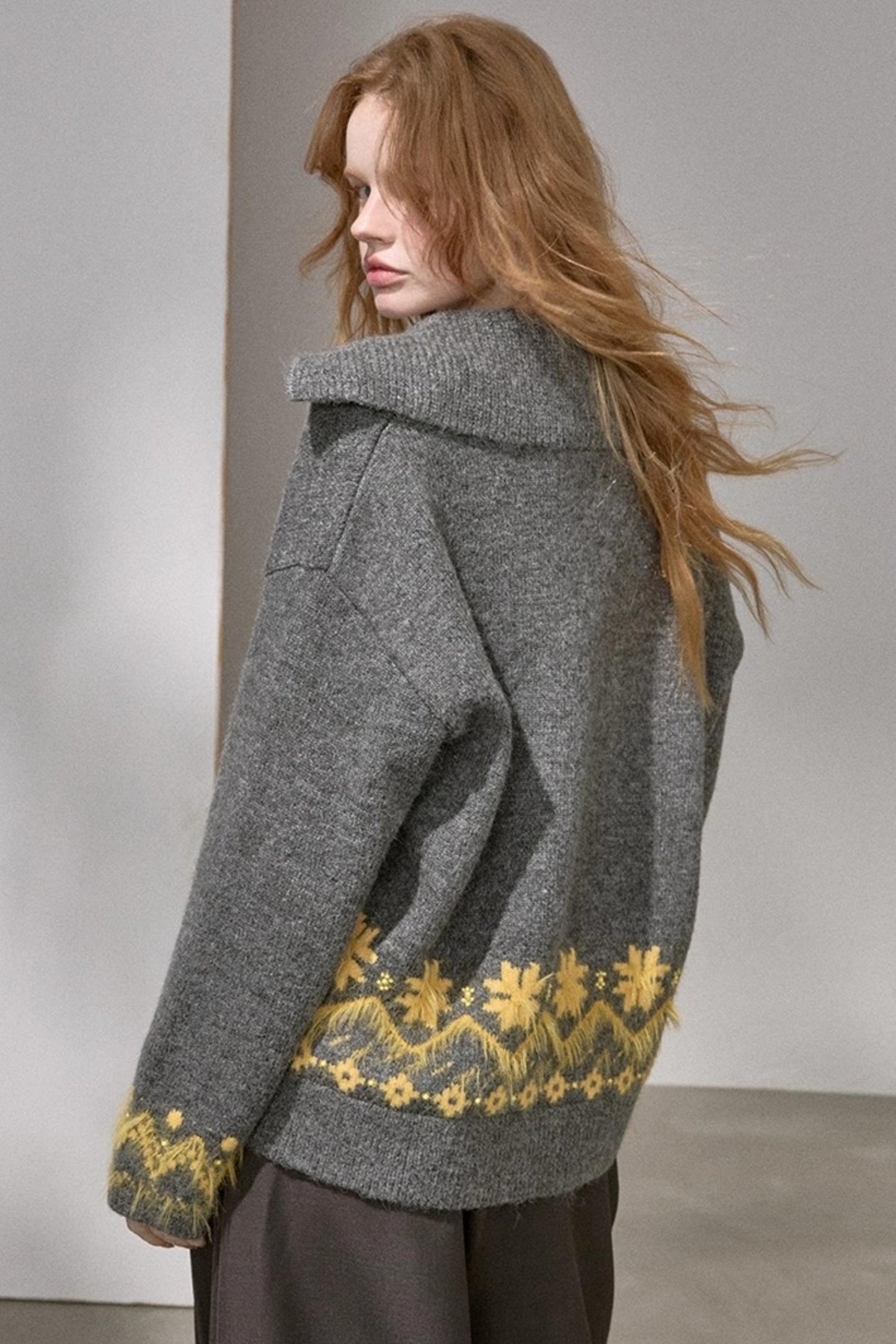 Fair Isle Vintage Embroidered Sweater