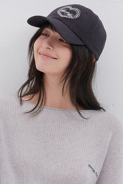 Fashionable Love Letter Embroidered Cap