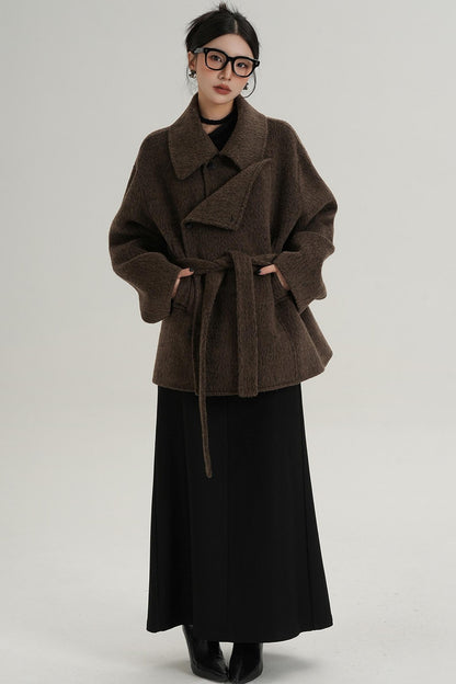 Coffee Woolen Jacket