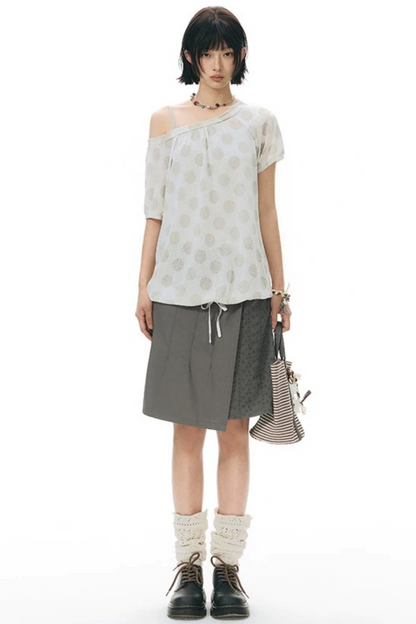Lace-Trimmed Embroidered Camisole