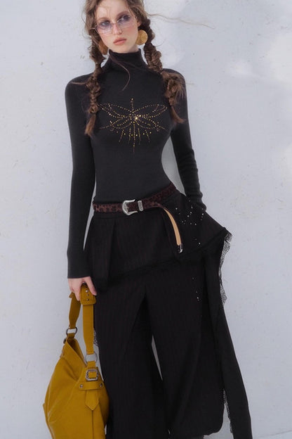 Gentle Respectfulness Wool Knit Top