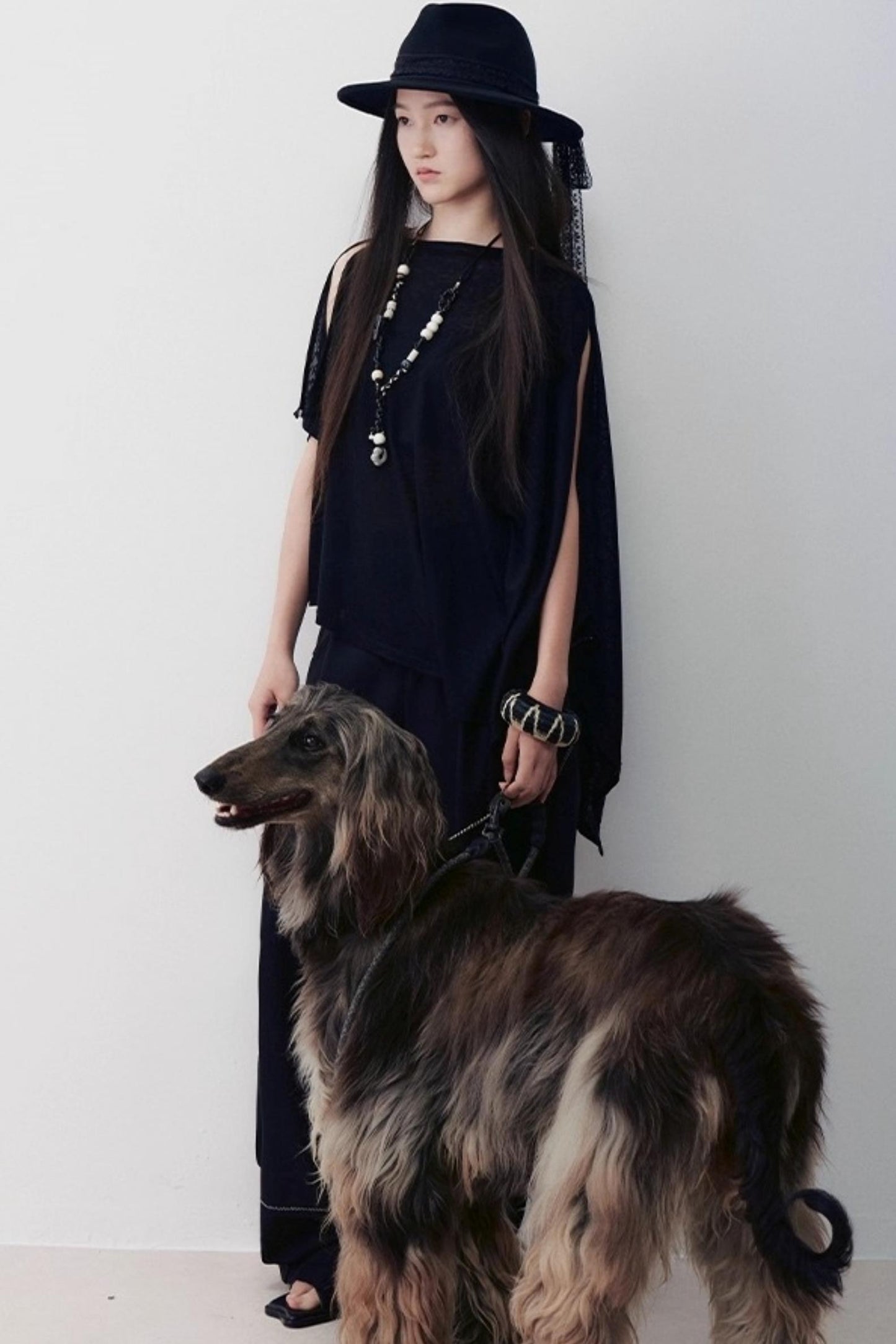 Heart Knitting Glass Necklace