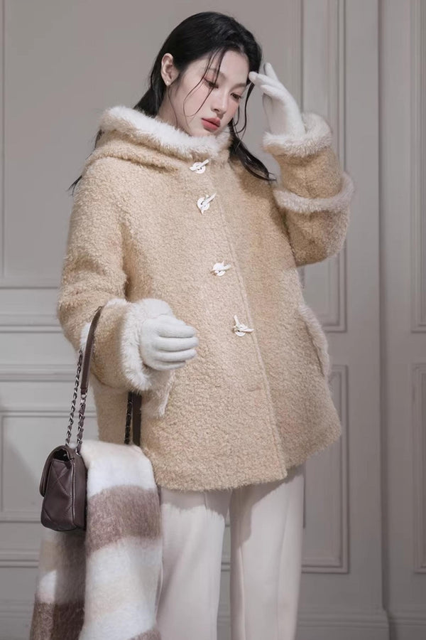 California Sunset Wool Hooded Coat