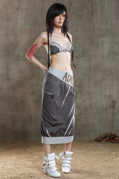 Colorful Punk Ruffle Bikini