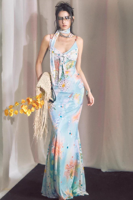 Rampo 리조트 프린트 원피스 셋업