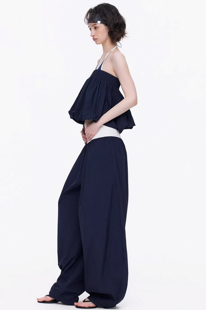 Backless Floral Tube Top Set-Up