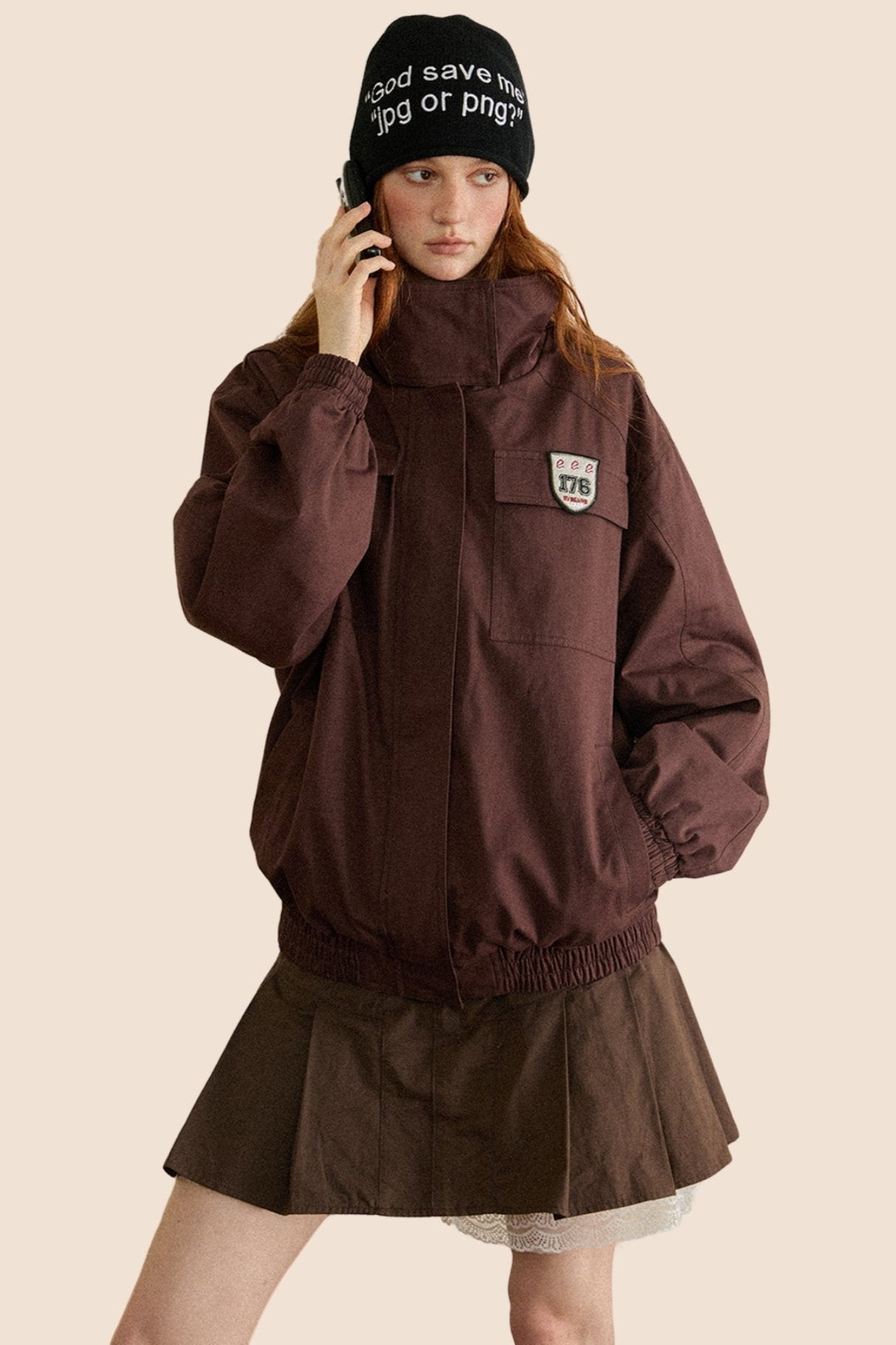 EZEK AMERIKANISCHEN VINTAGE MERALD ABZEICHEN REVERS CARGO JACKE FRAUEN HERBST WINTER LÄSSIG SPORT GEPOLSTERTE JACKE FLUT