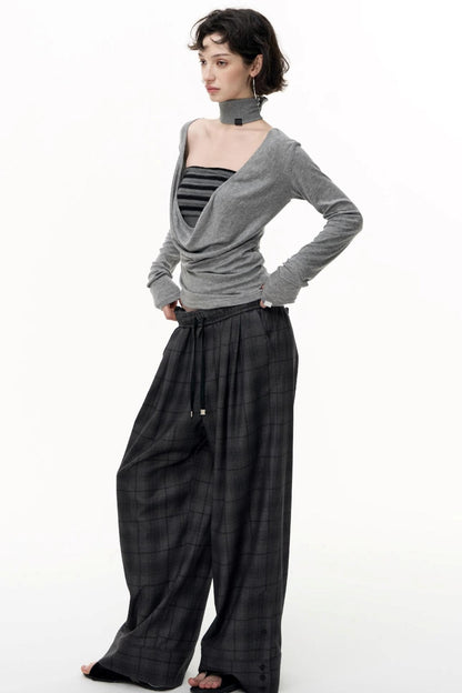 Vintage Wide-Leg Slacks