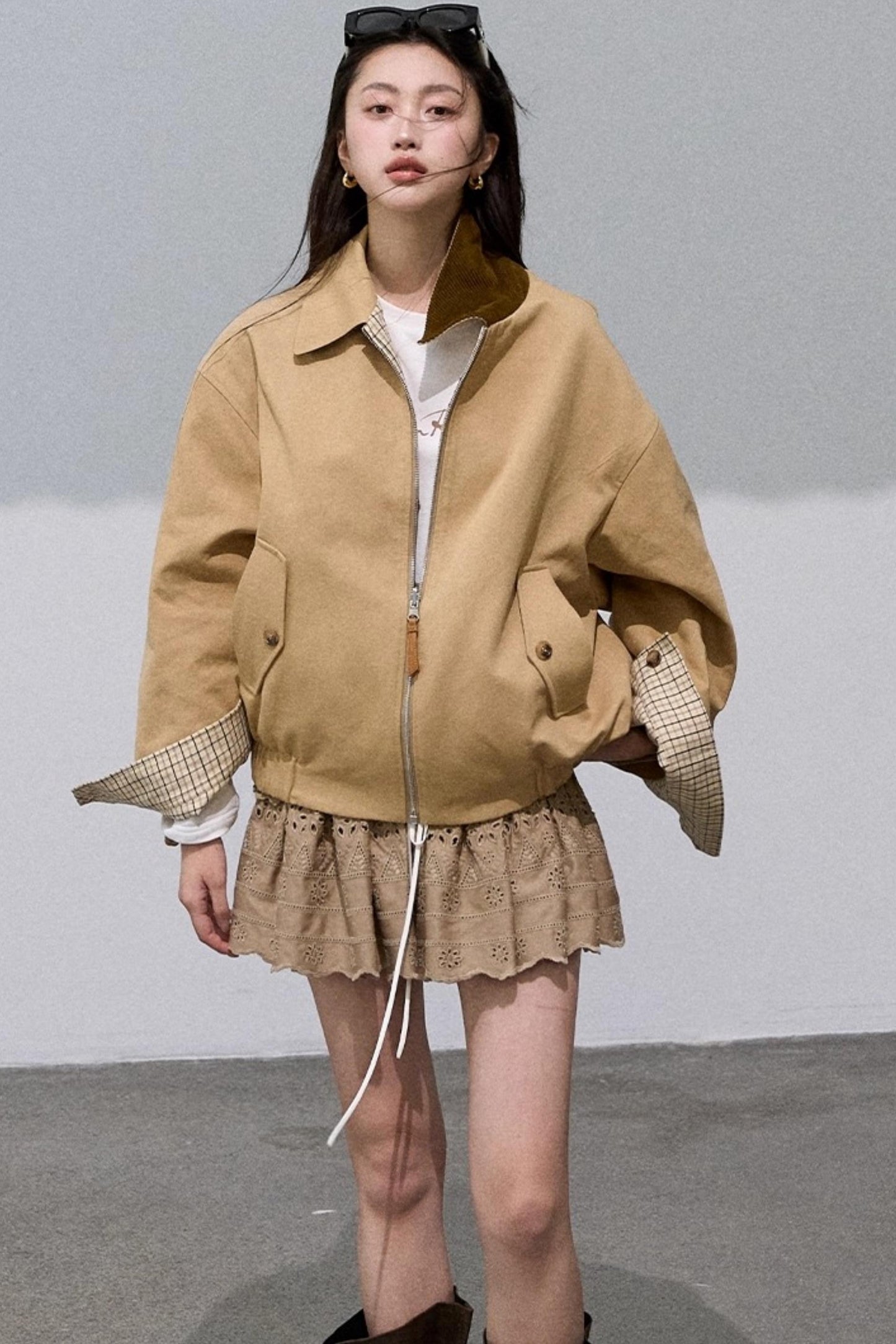 Lyocell Embroidered Puffy Cake Skirt