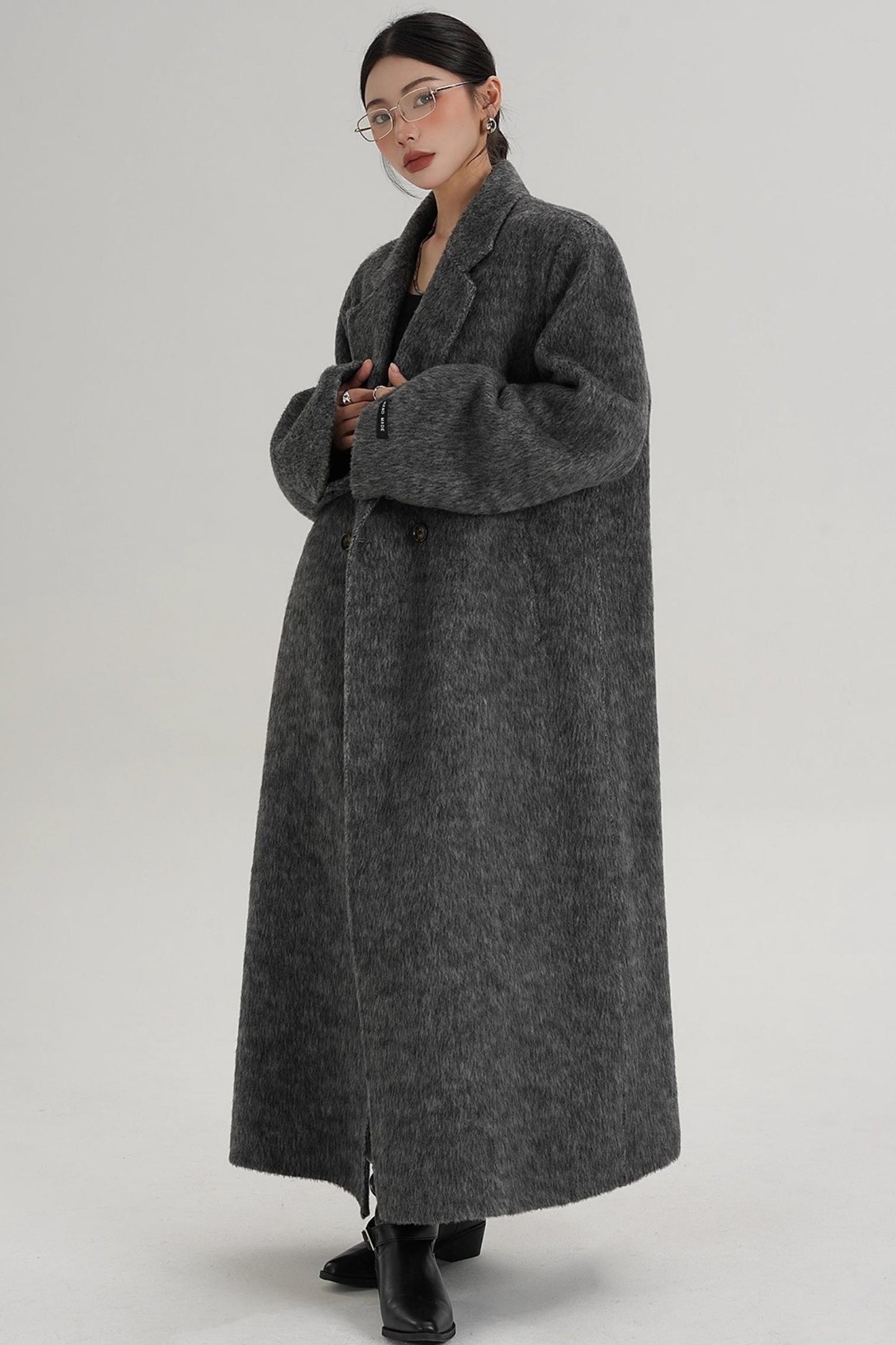 Elegant Double-Sided Wool Coat
