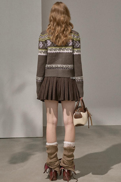 Flying Sparrow Button Knit Cardigan