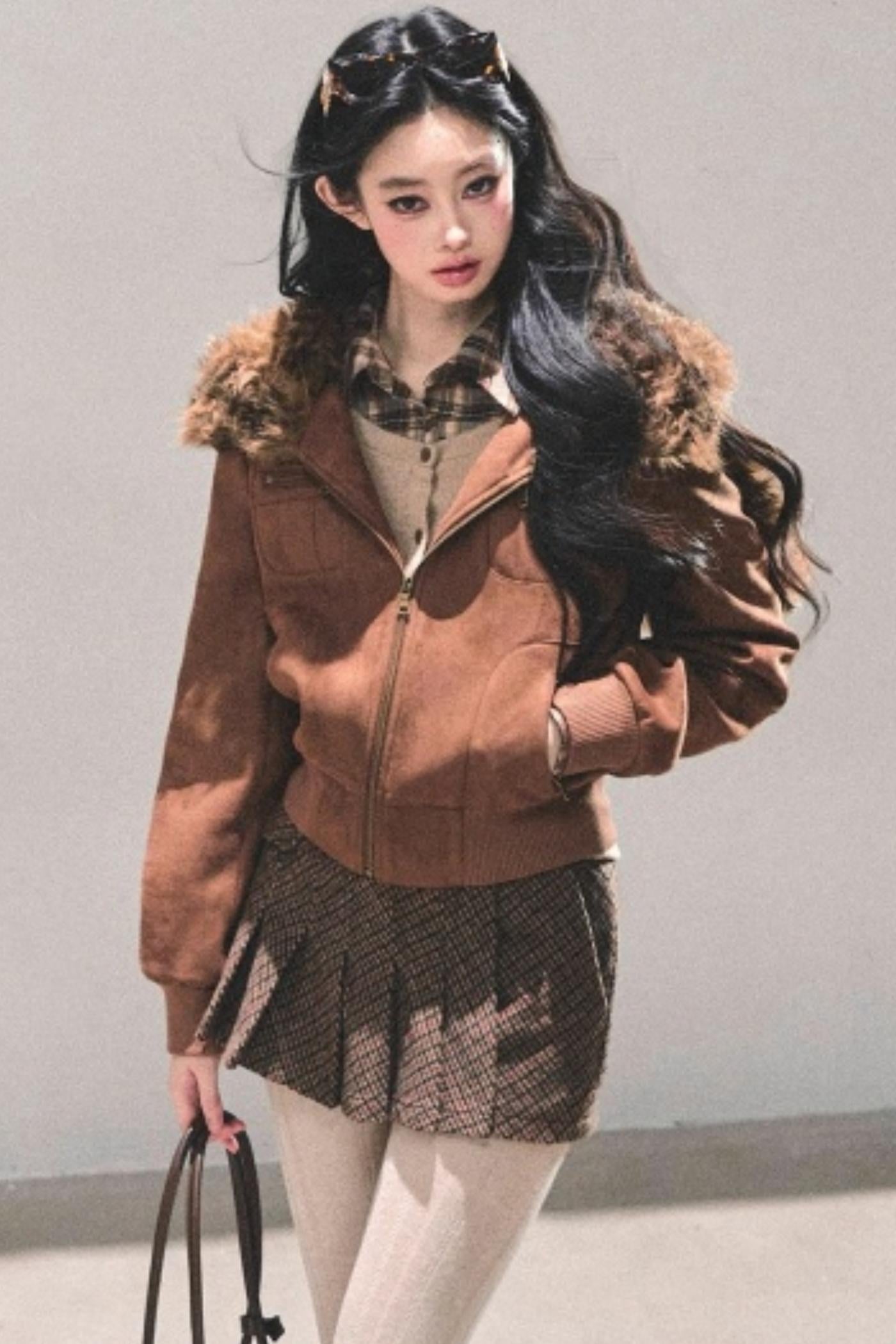 Floating Twilight Lamb Wool Coat