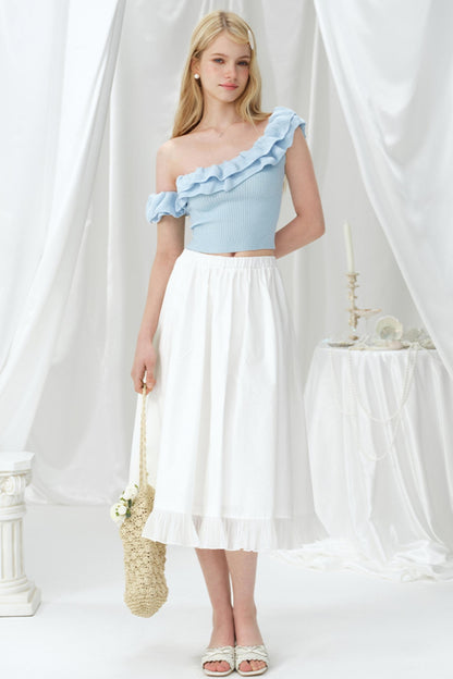 One-Shoulder Knit Top