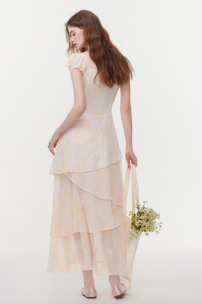 Summer Irregular Waist Skirt Dress