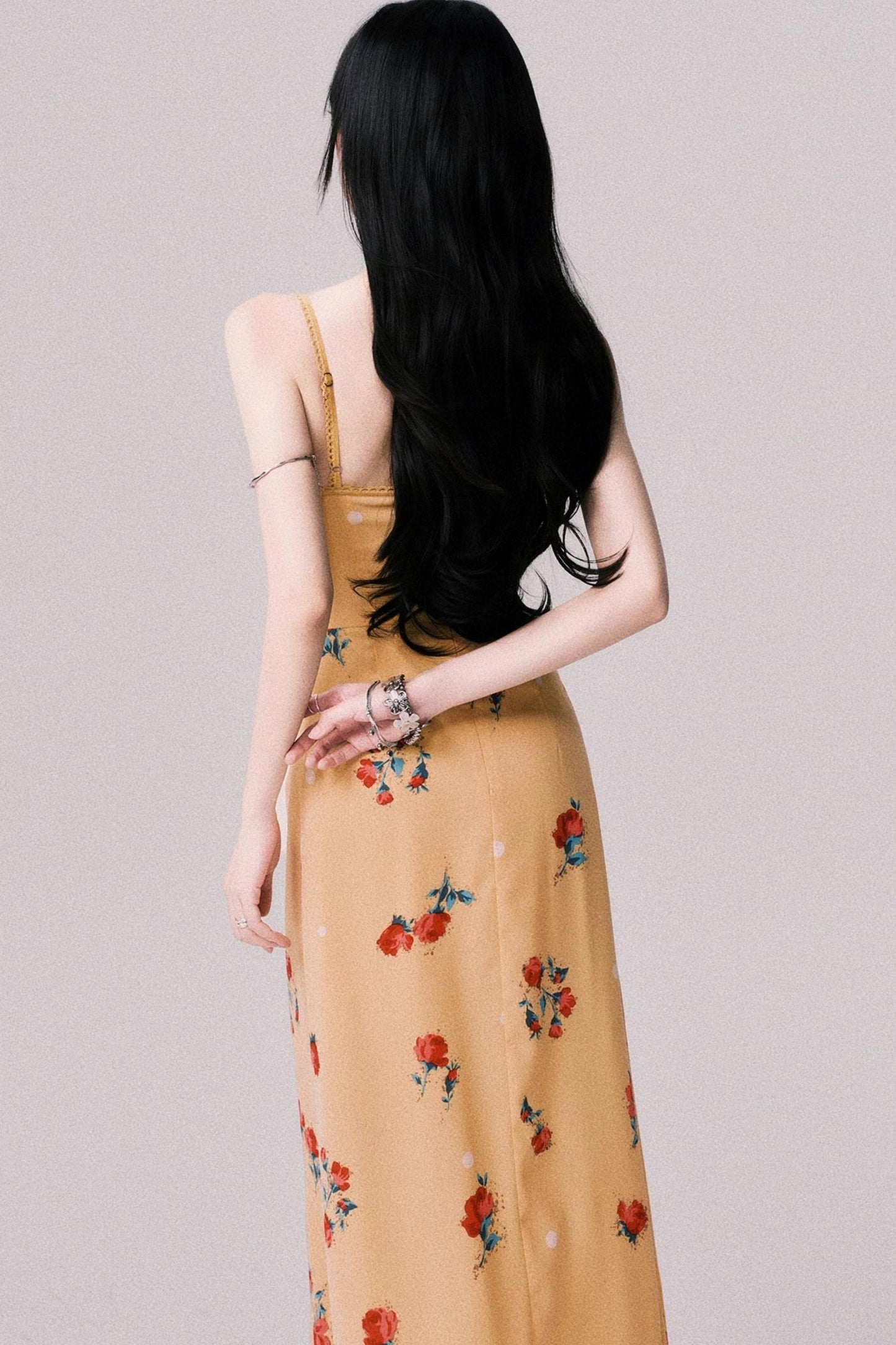 Twilight Floral Halter Dress