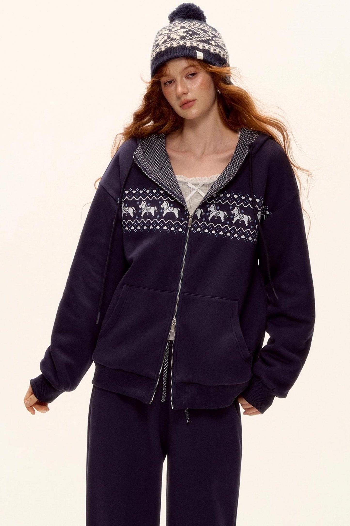 Fair Isle Quilted Jacket Set-Up