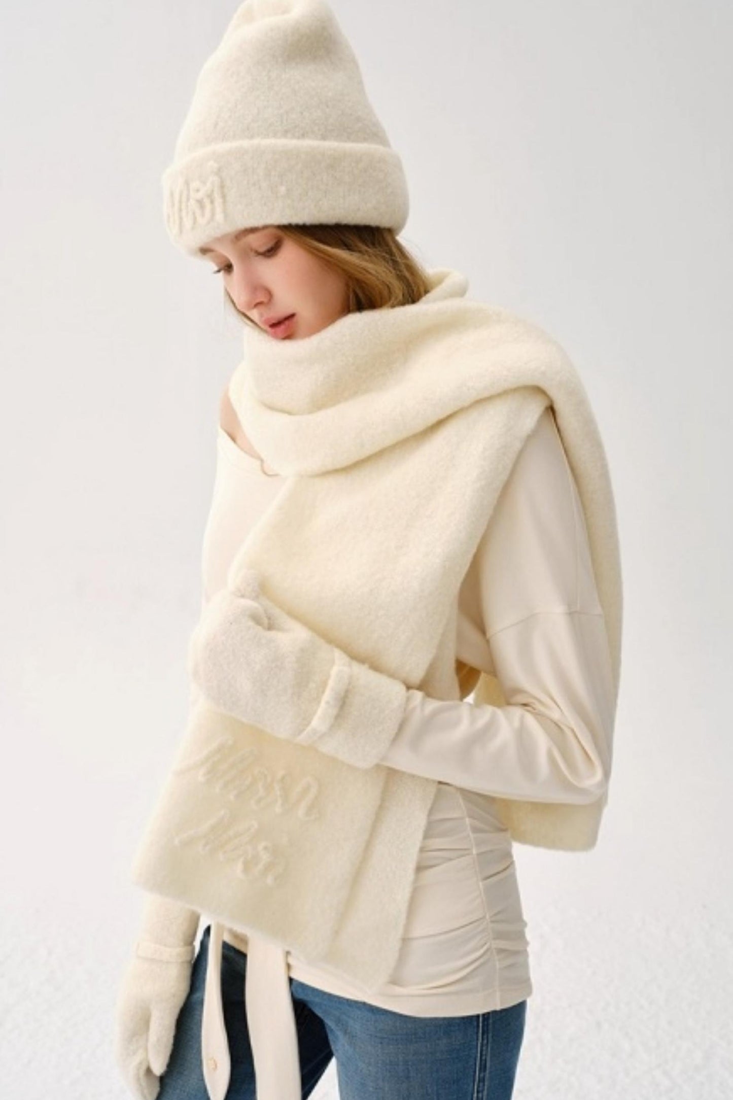 Wool Blend Knitted Set-Up