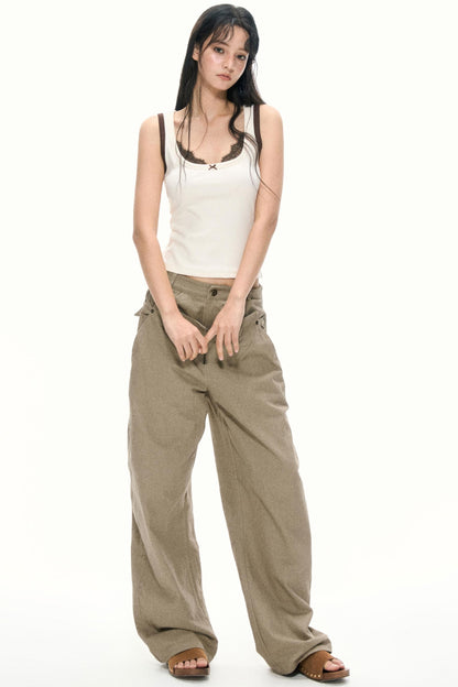 Layered Look Strap Vest