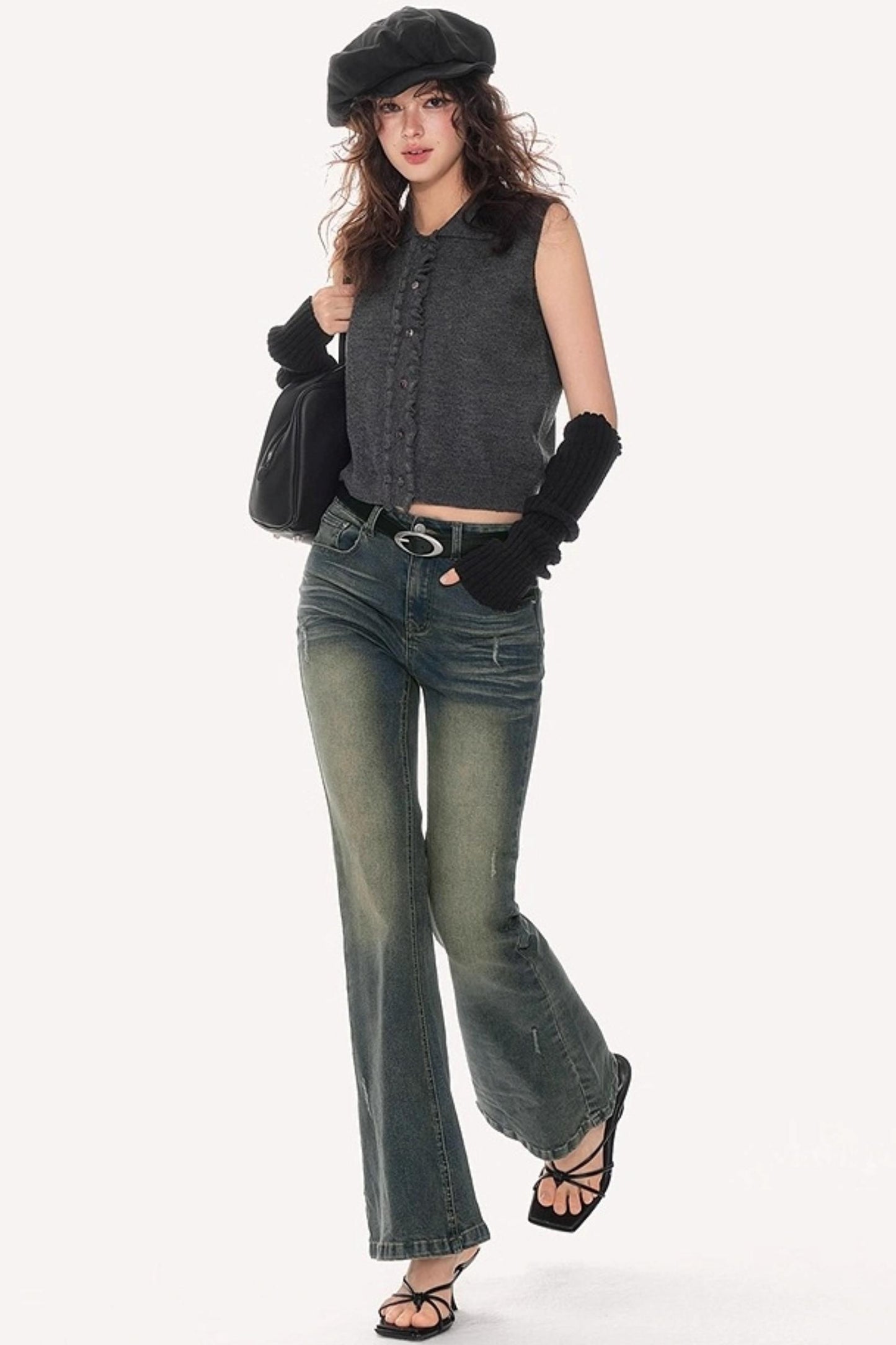 American Retro Micro-Flared Jeans