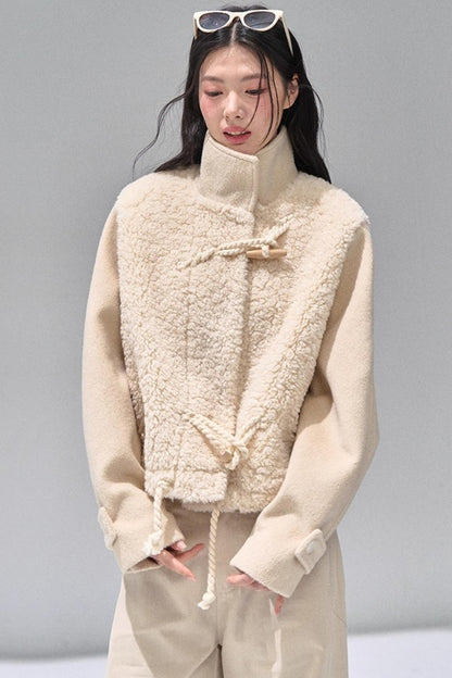 Toggle Button Woolen Coat