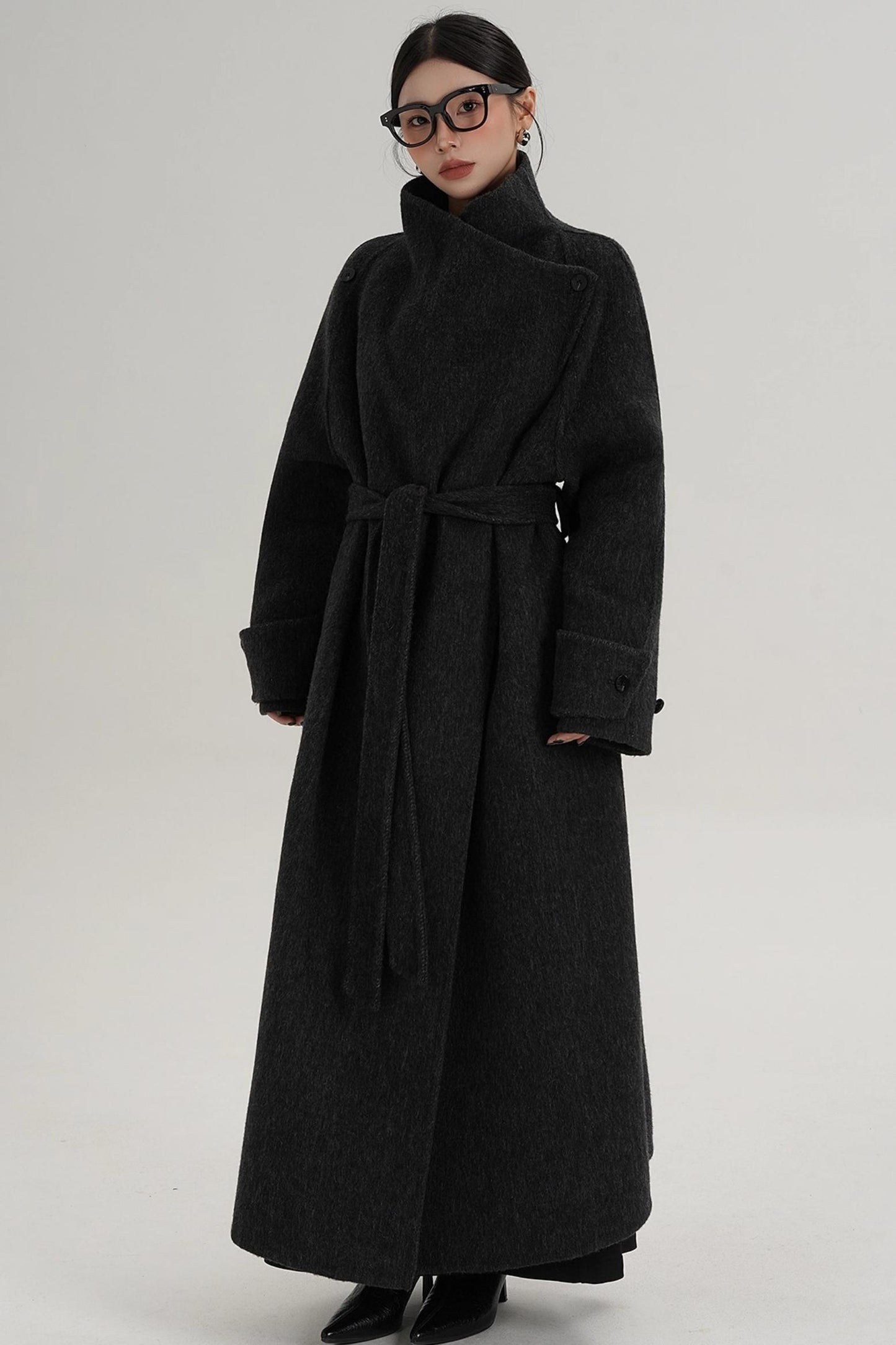 High-End Stand-Up Collar Coat