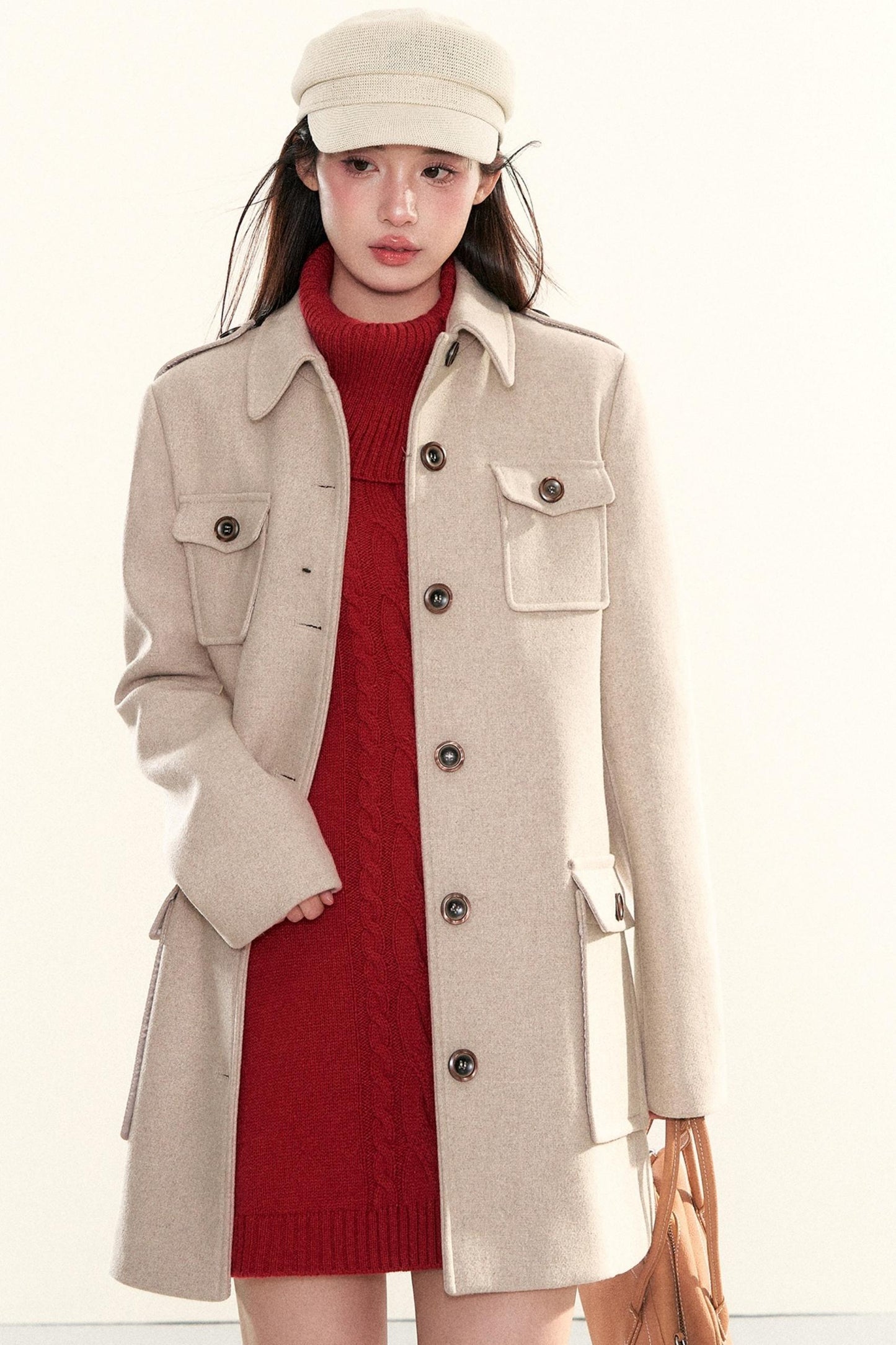 Cable Knit A-Line Dress