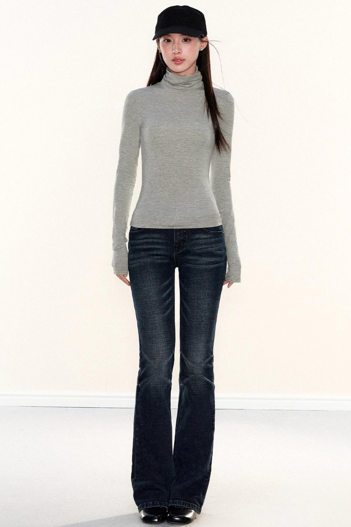 High-Neck Slimming Top