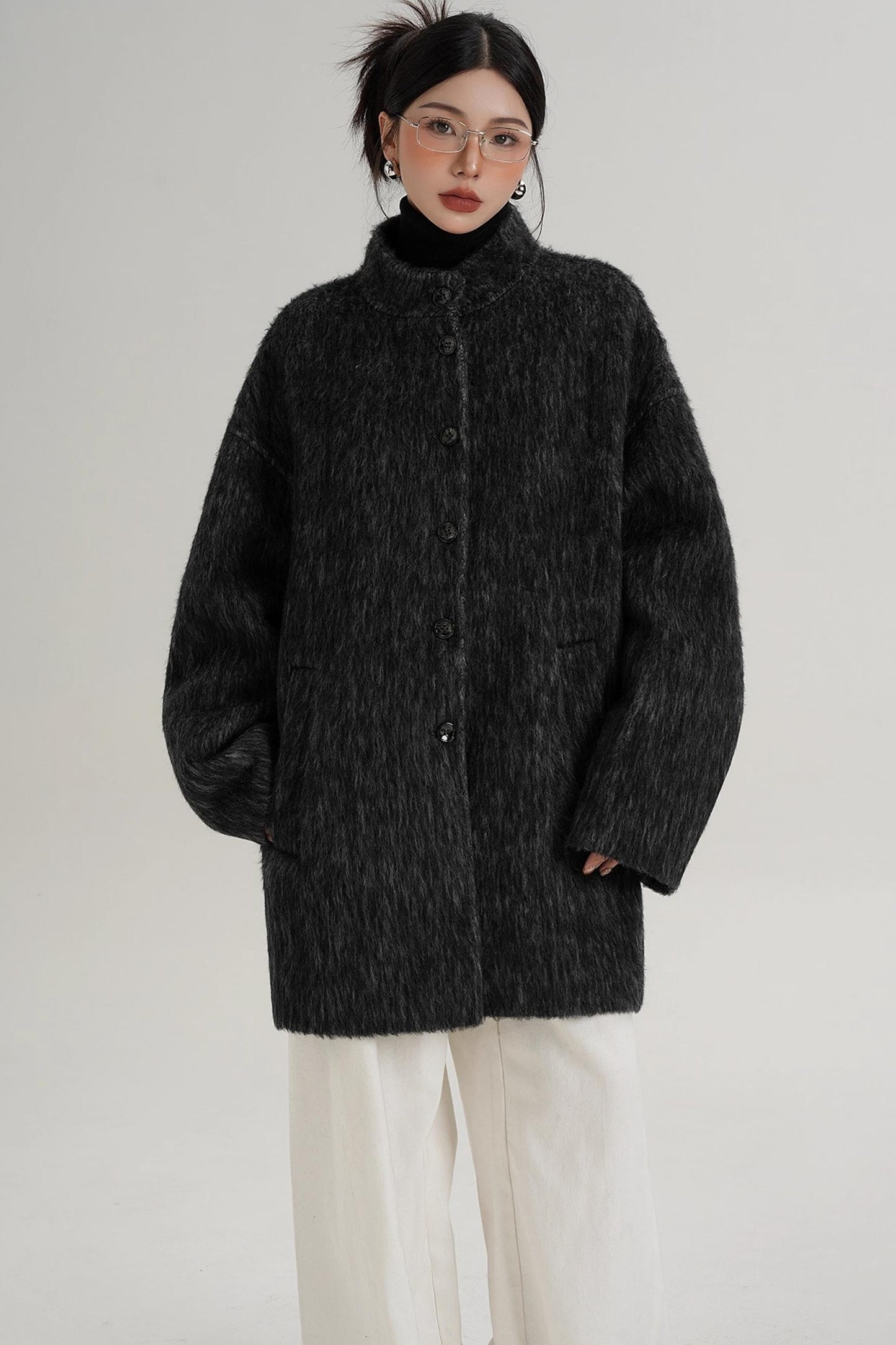 Elegant reversible Wool Coat