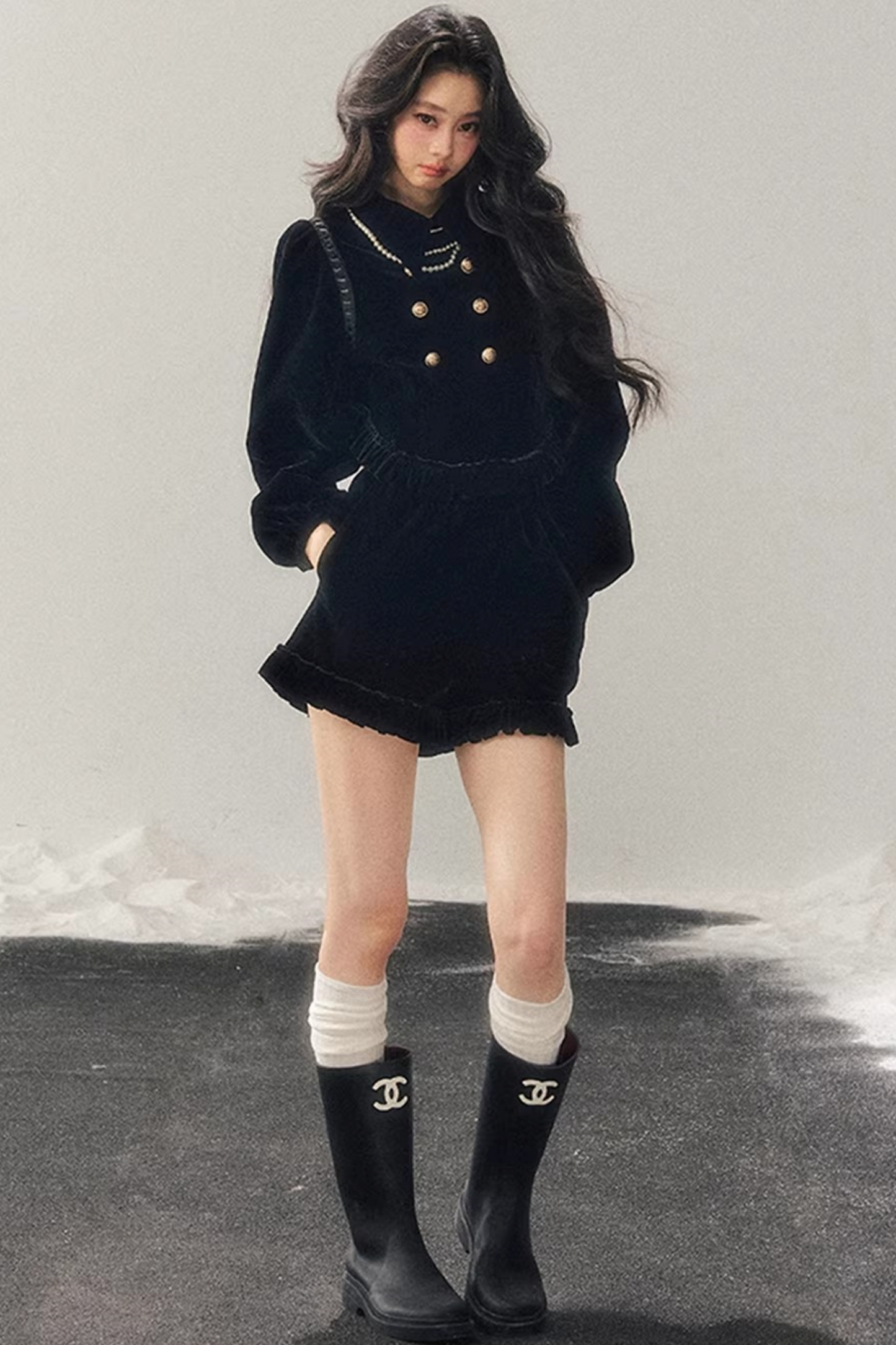 French Velvet Winter Suit Set-Up