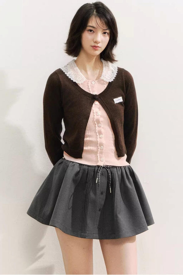 Sunset Lace Knit Top