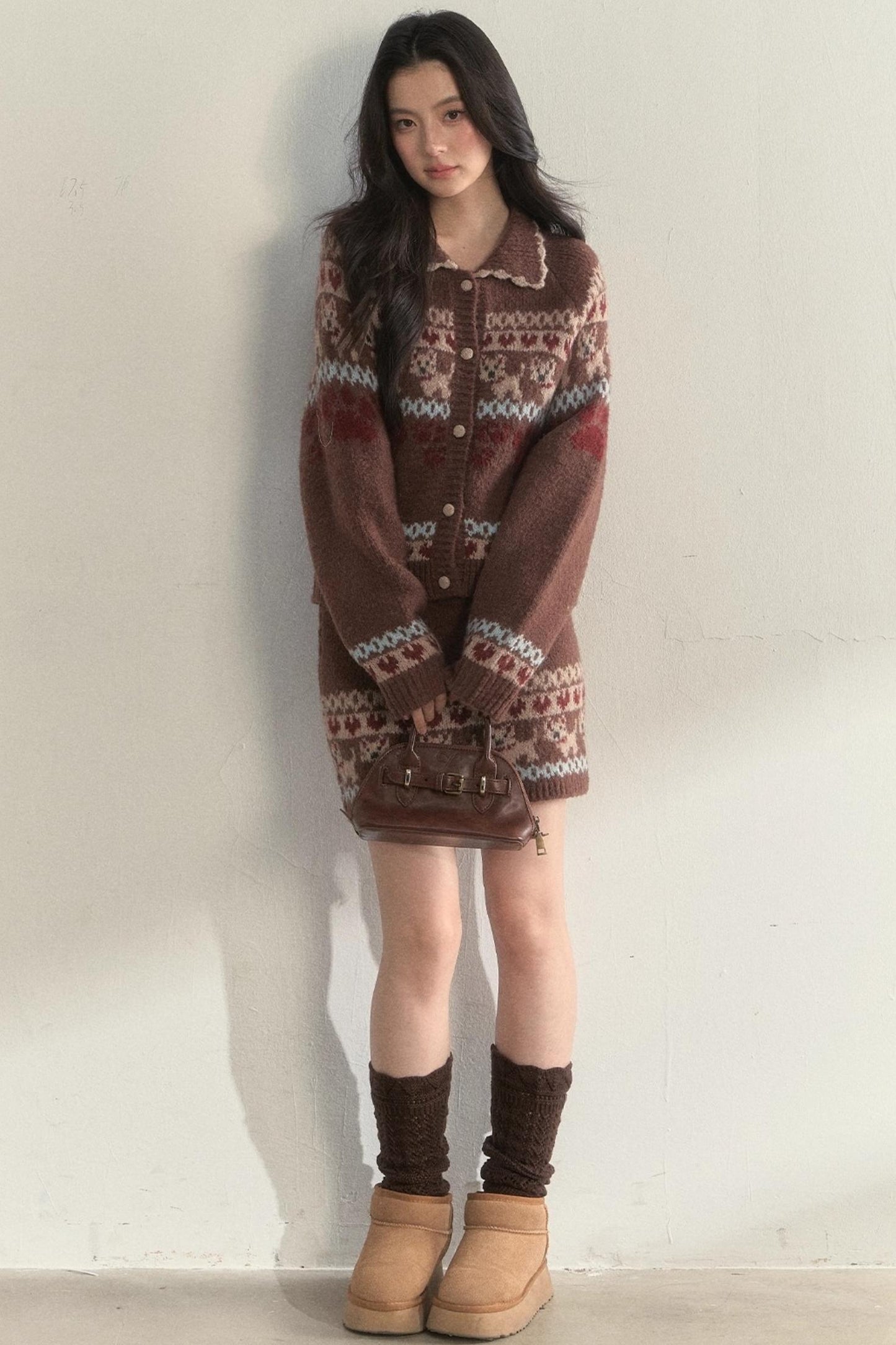 Vintage Crochet Woolen Socks