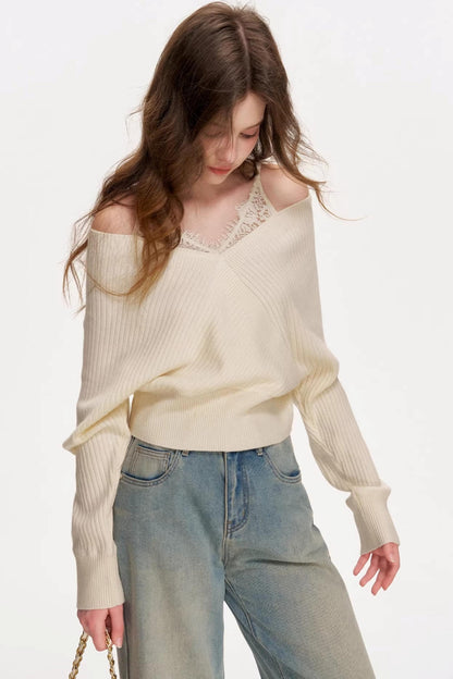 Romantic Lace Knit Top