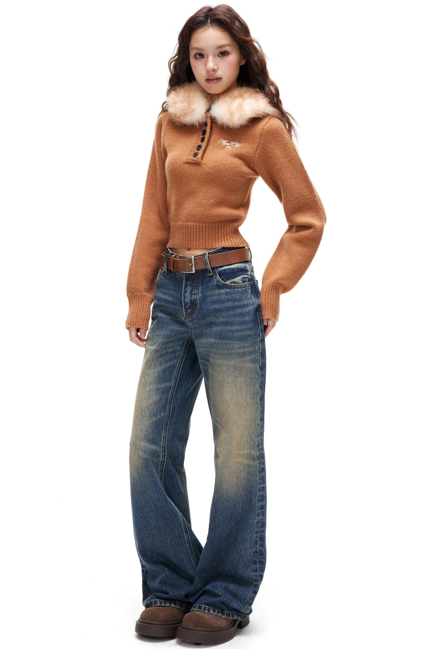 Retro Deer Pattern Sweater