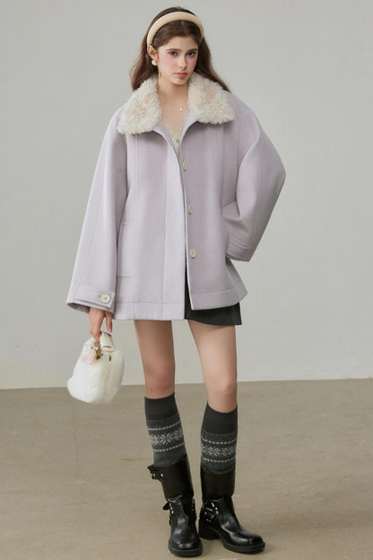 Winter Silhouette Woolen Coat