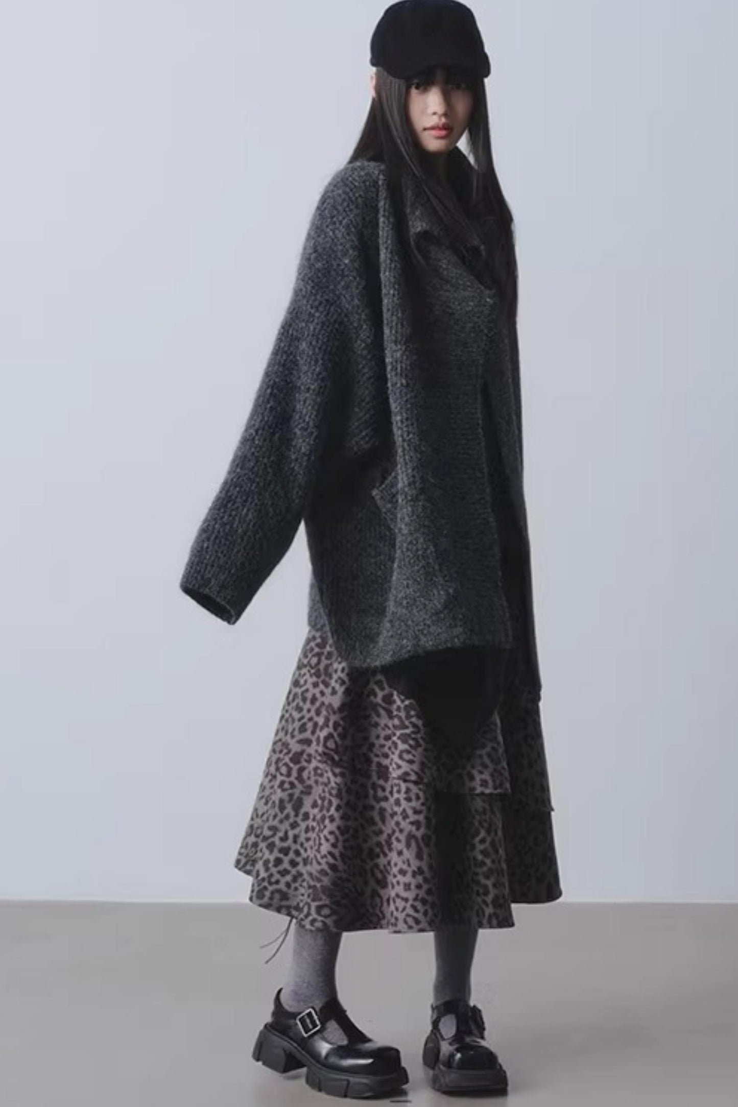 Winter Twilight Wool Cardigan