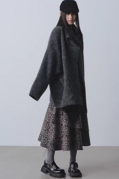 Winter Twilight Wool Cardigan