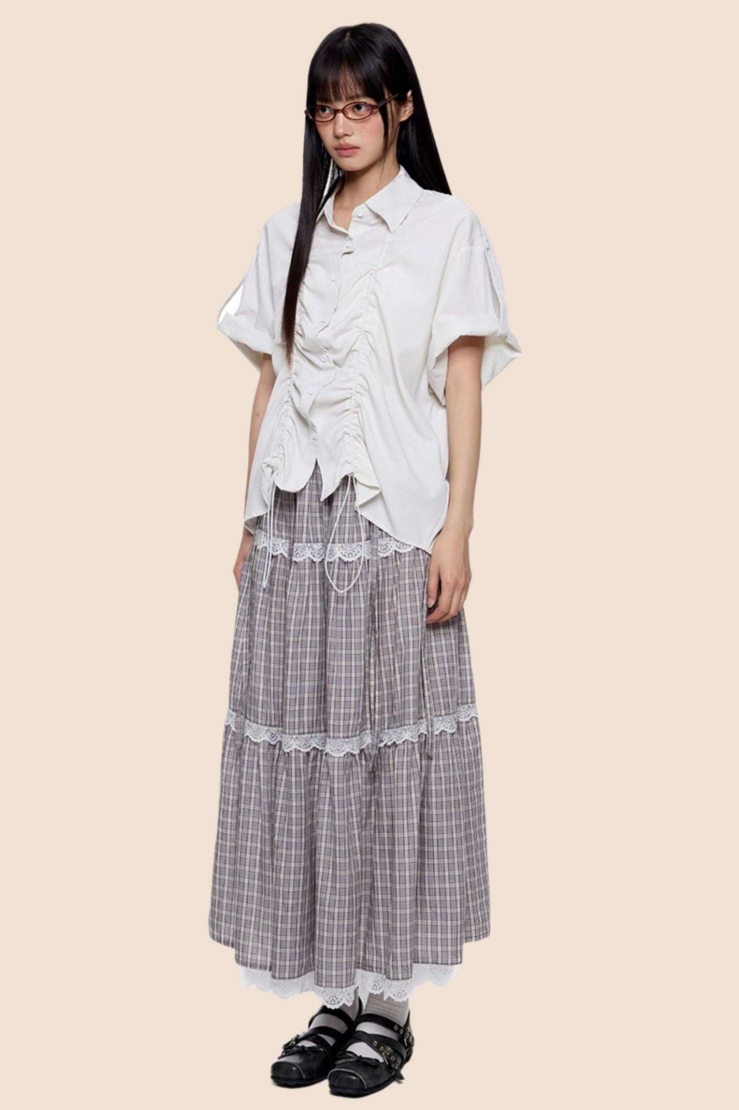 Retro Transformable Midi Skirt