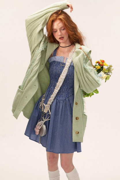 French Striped Bow Sundress