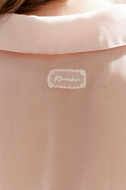 French Lace Sheer Blouse